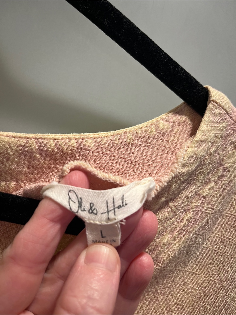 Oli & Hali Pink and Rust Tiered Short Sleeve Tunic - Picture 2 of 5